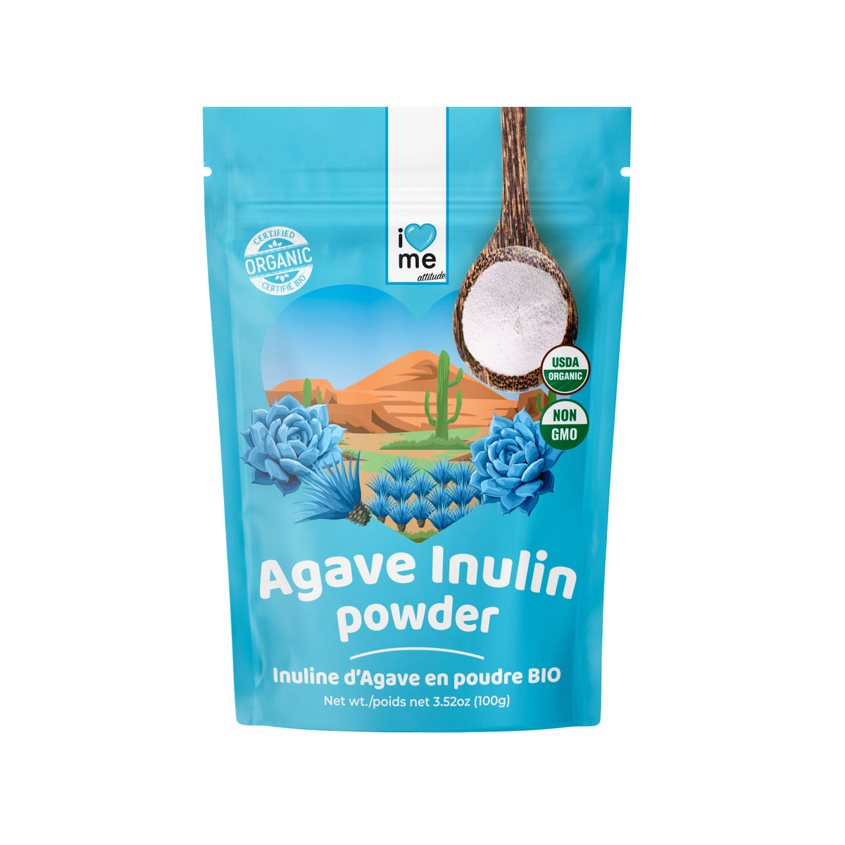 Organic Agave Inulin Powder | Plant-Based Superfood | I LOVE ME attitude