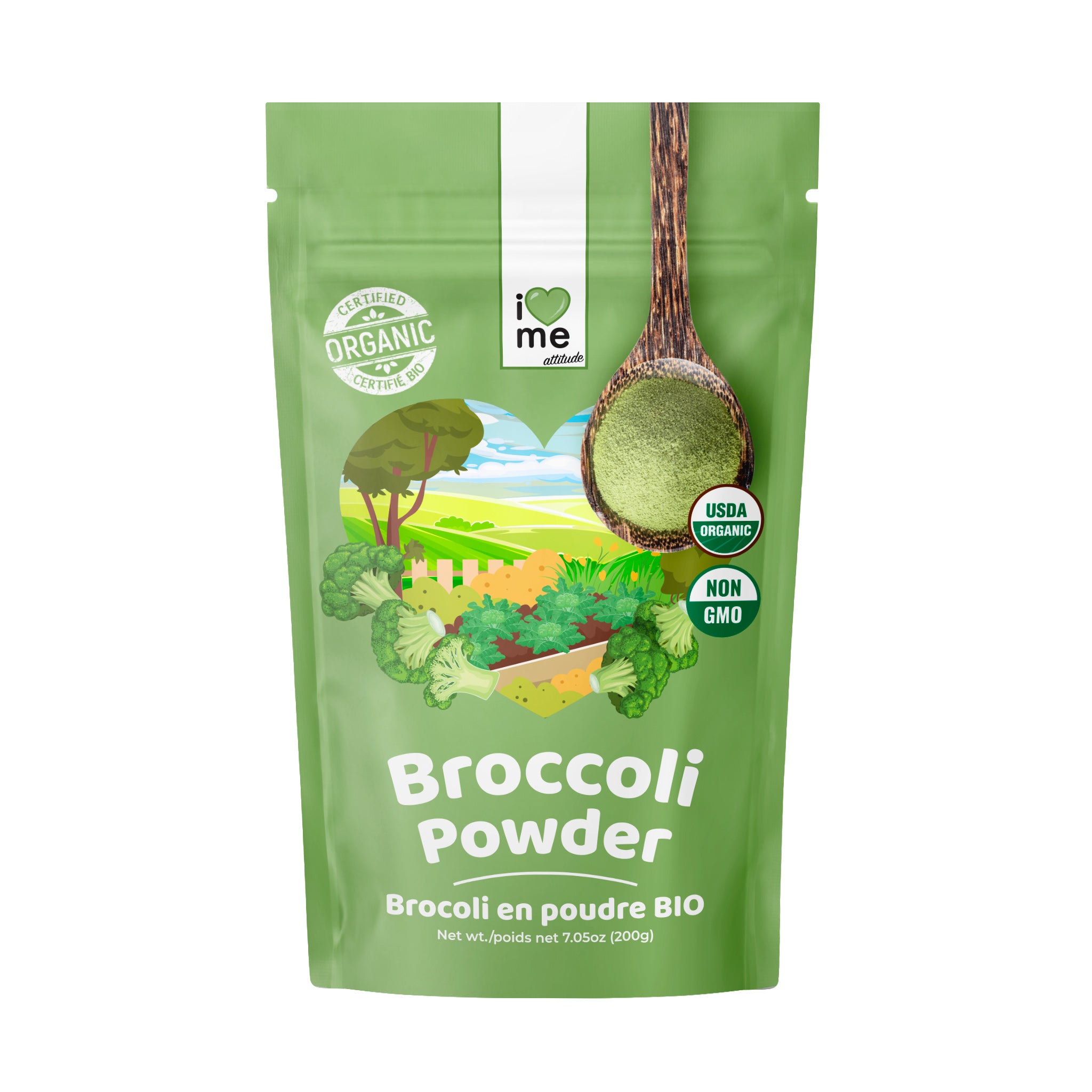 Organic Broccoli Powder | Plant-Based Superfood | I LOVE ME attitude