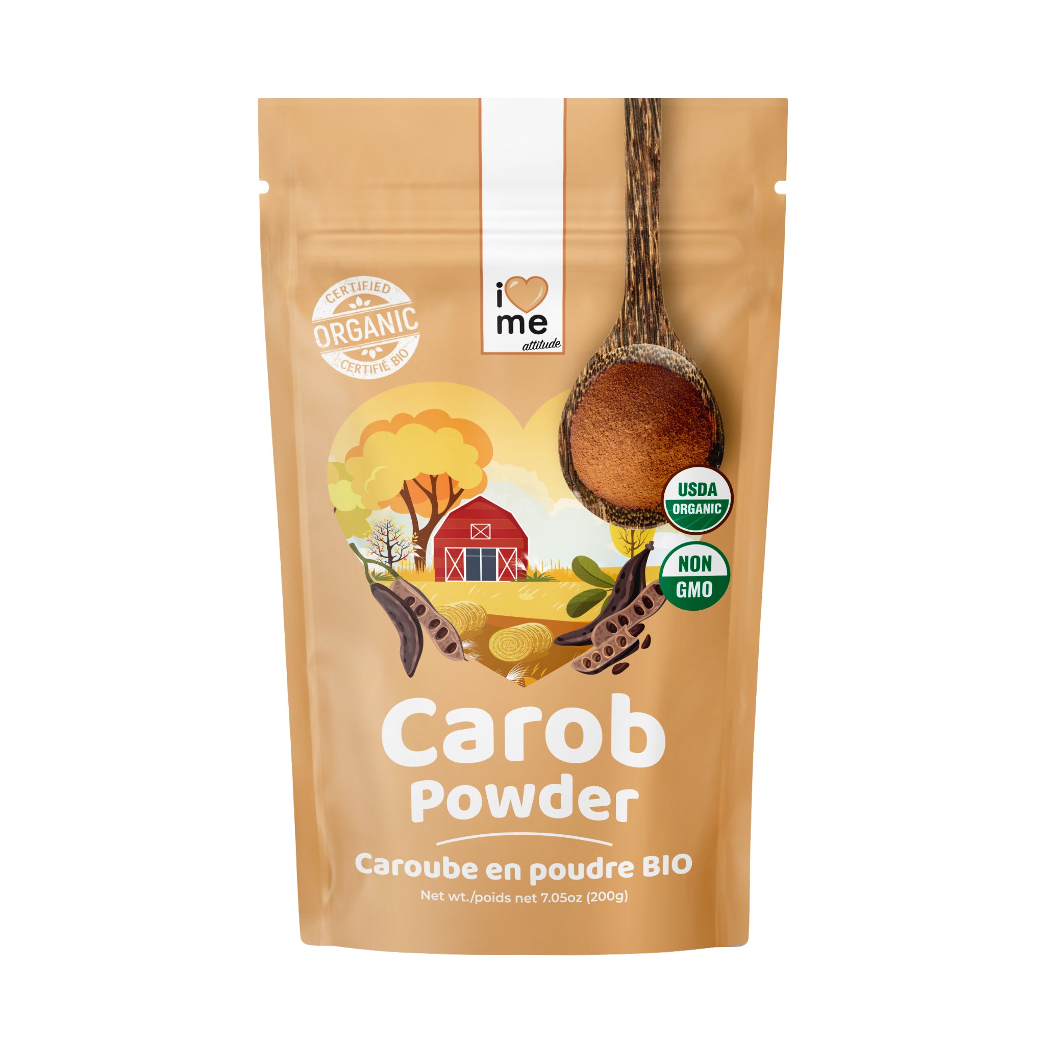 Carob Powder Over Cereal