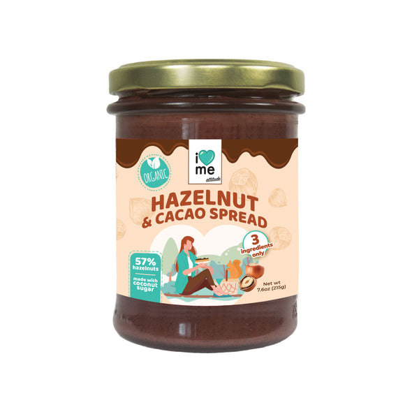 Organic Hazelnut & Cacao Spread I LOVE ME attitude